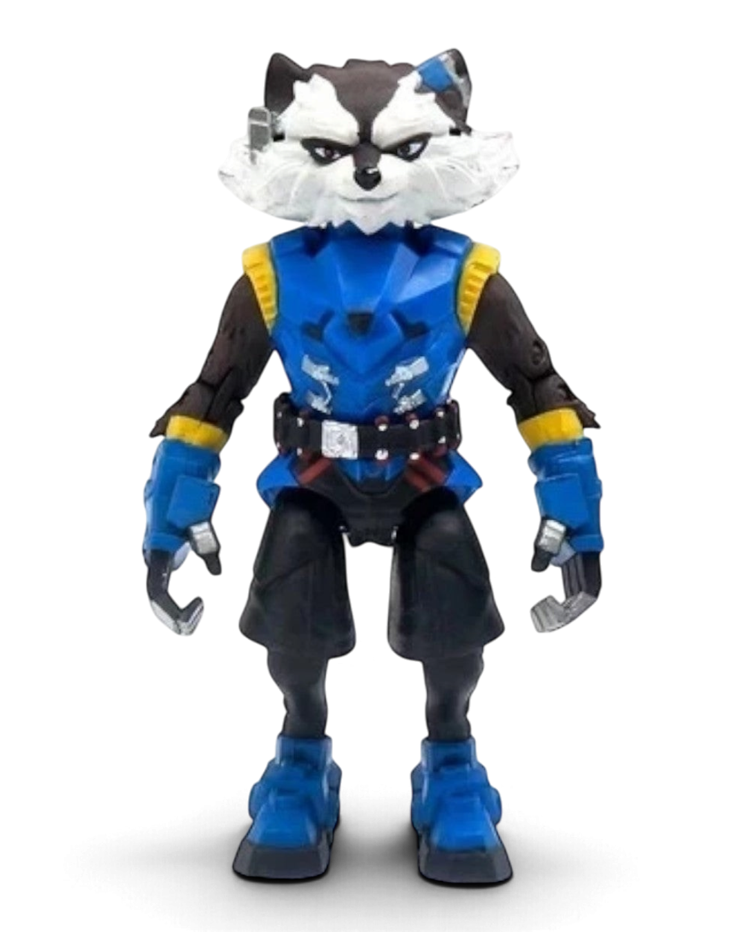 VaultifyUK ZD Toys Marvel Super War Rocket Raccoon 1/10 scale action figure in blue and black futuristic armor