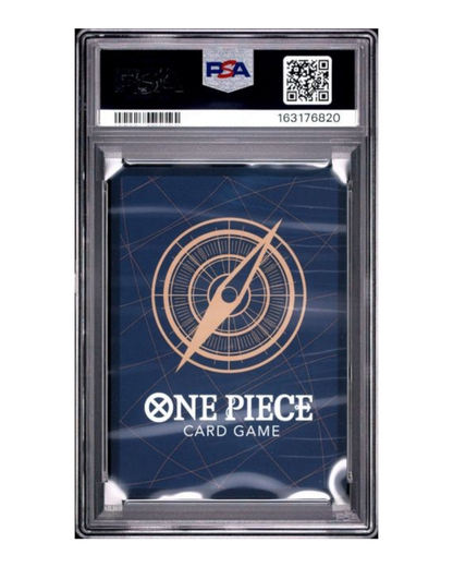 VaultifyUK PSA 10 graded One Piece Card Game 3rd Anniversary Set Sabo card back view with compass logo design