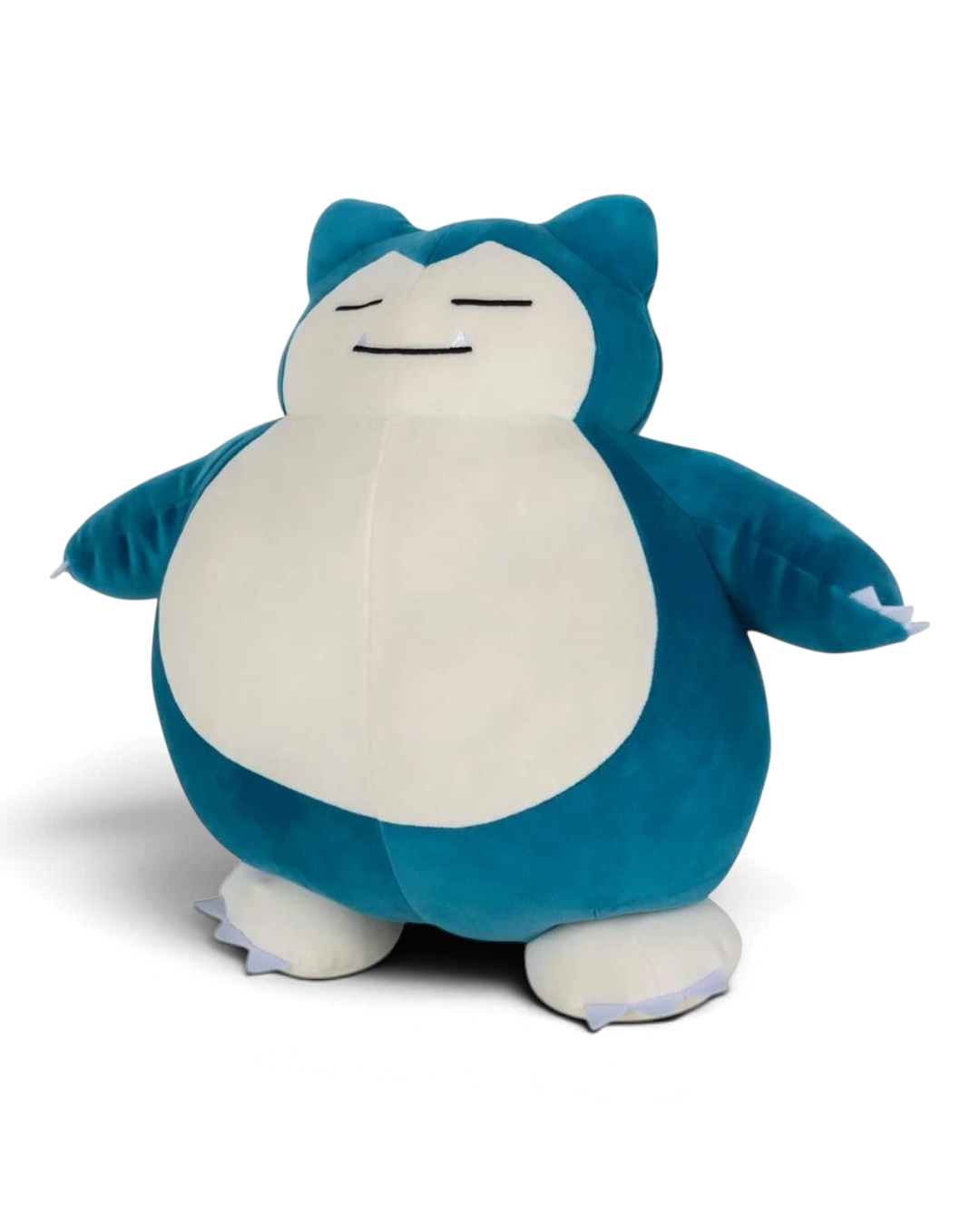 VaultifyUK 45cm Pokémon Sleeping Snorlax plush toy in soft blue and cream fabric with iconic sleepy expression