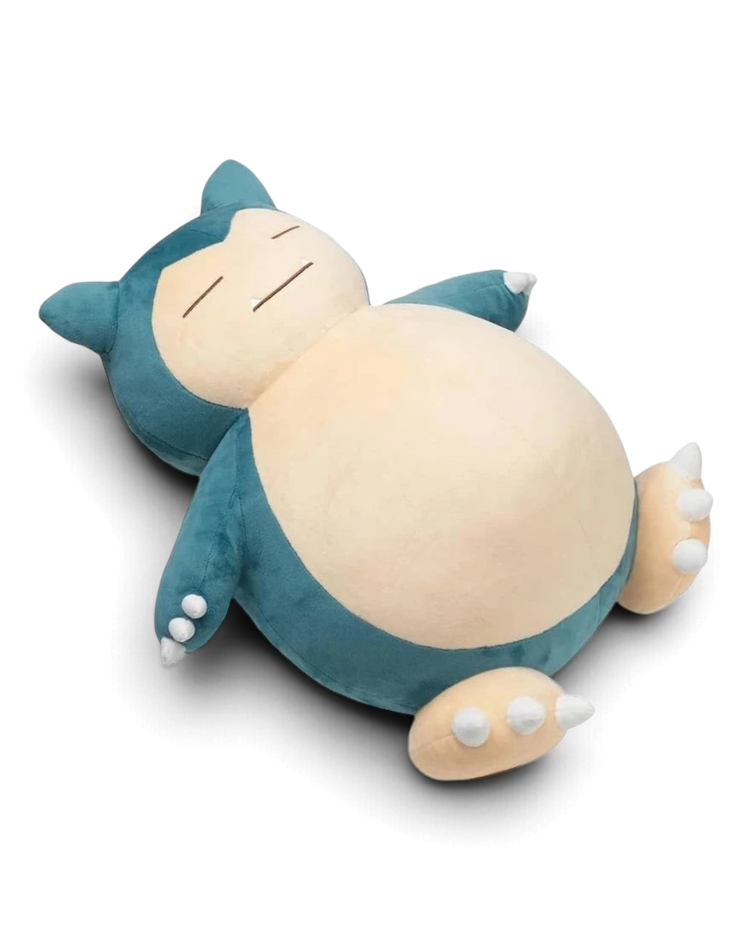 VaultifyUK 45cm Pokémon Sleeping Snorlax plush toy in soft blue and cream fabric with iconic sleepy expression