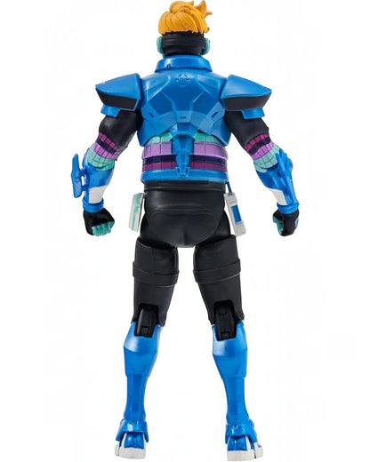 VaultifyUK ZD Toys Marvel Super War Star-Lord 1/10 scale action figure, back view showing blue and black futuristic armor