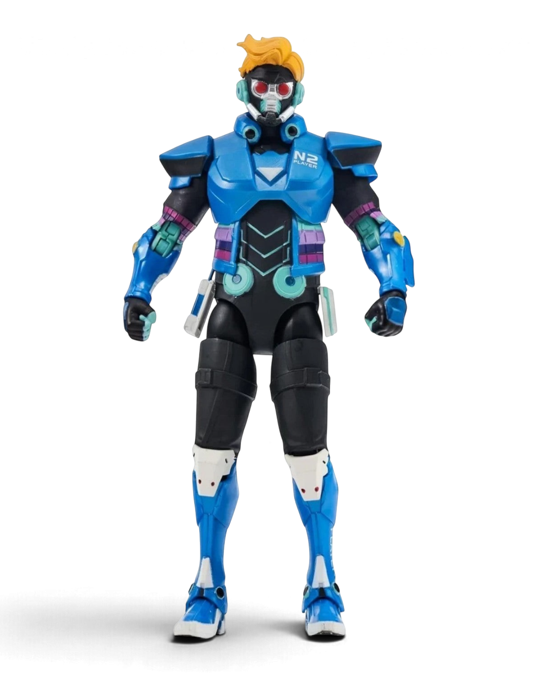 VaultifyUK ZD Toys Marvel Super War Star-Lord 1/10 scale action figure in blue futuristic armour with red accents