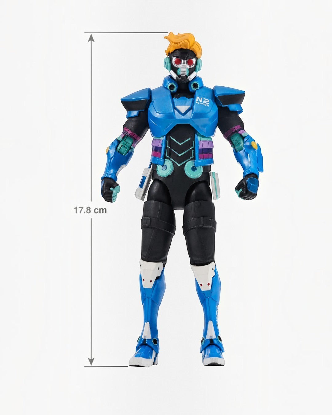 VaultifyUK ZD Toys Marvel Super War Star-Lord 1/10 scale action figure in blue and black futuristic armour