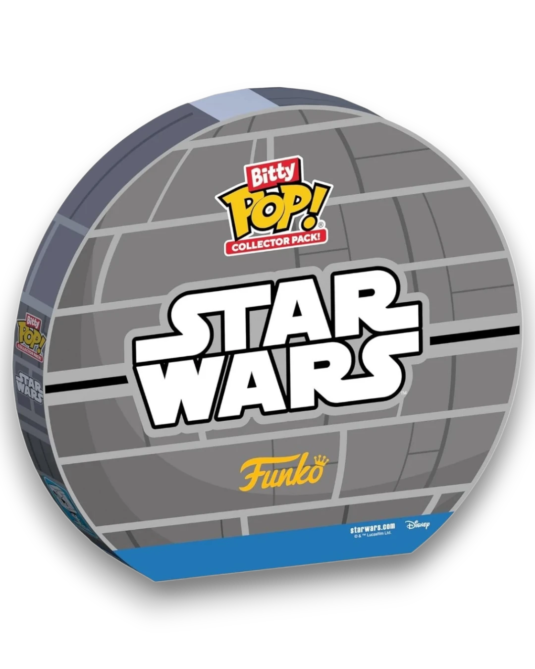 VaultifyUK Star Wars Funko Bitty Pop 12-pack collector set in a round Death Star themed display box