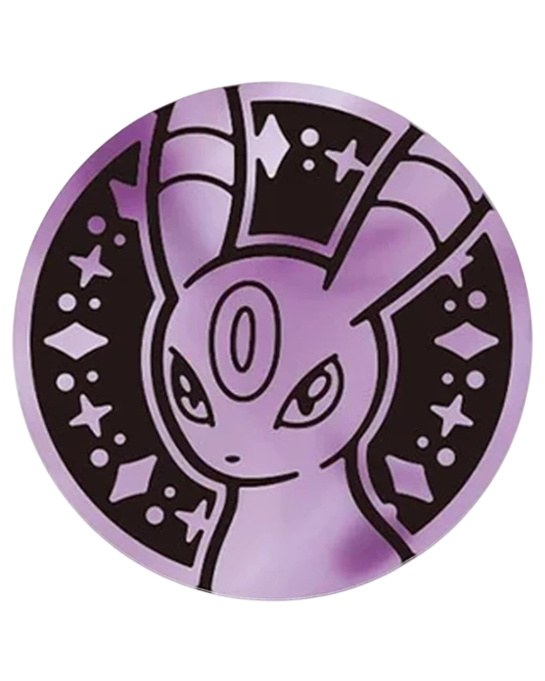 VaultifyUK Pokémon TCG 30th Celebration Umbreon ex collectible coin in purple with star and diamond accents