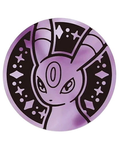 VaultifyUK Pokémon TCG 30th Celebration Umbreon ex collectible coin in purple with star and diamond accents