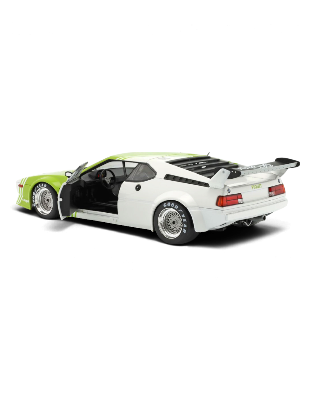 Werk83 1:18 BMW M1 Procar #5 Nelson Piquet 1980, side view with door open