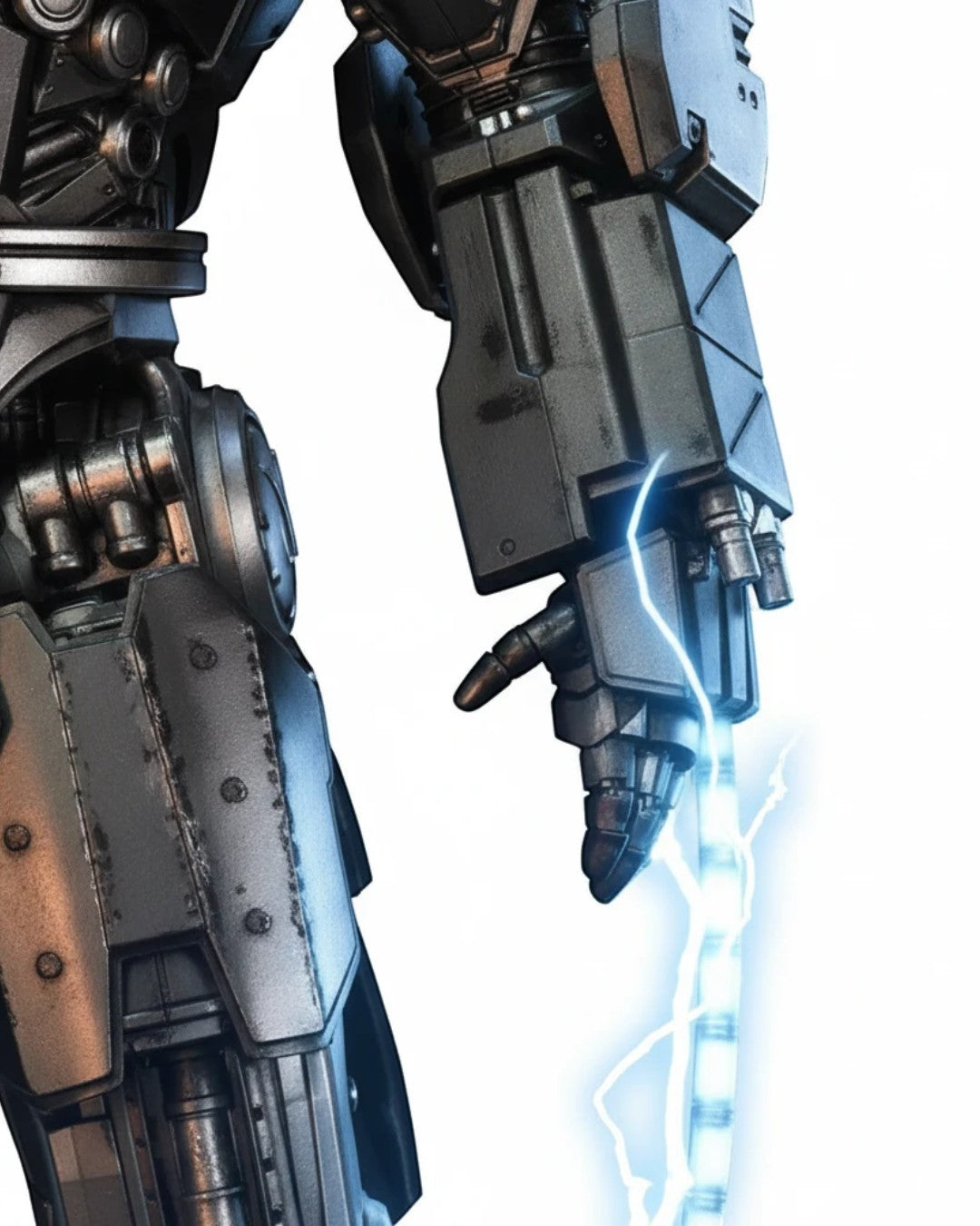 VaultifyUK ZD Toys Whiplash Mark 2 figure showing detailed metallic armor texture and an electrified whip accessory.