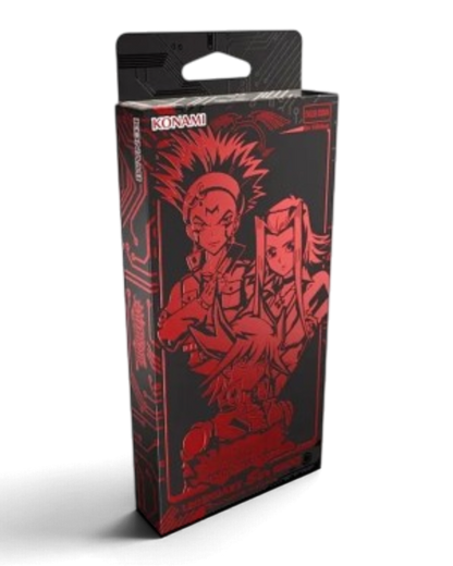 VaultifyUK Yu-Gi-Oh! Legendary 5D's Decks box featuring red character illustrations on a black background