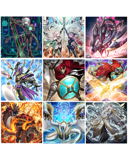VaultifyUK Yu-Gi-Oh! Legendary Modern Decks 2026 featuring Sky Strikers, X-Sabers, and Mitsurugi character artwork.