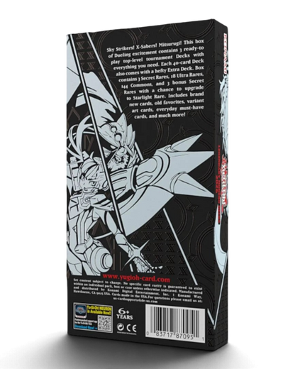 VaultifyUK Yu-Gi-Oh! Legendary Modern Decks 2026 box back showing card set details and character artwork