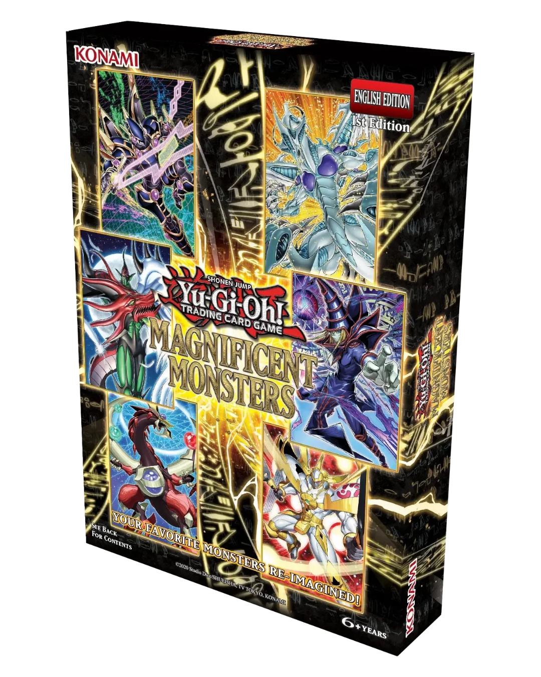 VaultifyUK Yu-Gi-Oh! Magnificent Monsters tuck box featuring iconic anime monsters with premium foil artwork