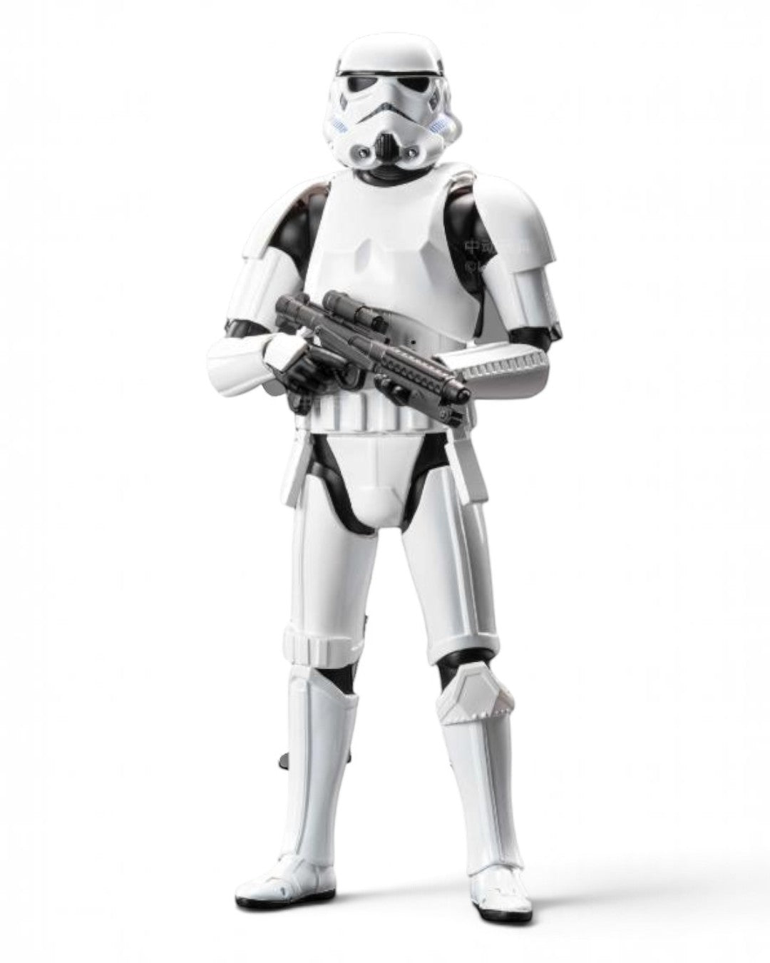 VaultifyUK ZD Toys 1/10 scale Star Wars Stormtrooper action figure in white and black armour holding a blaster rifle