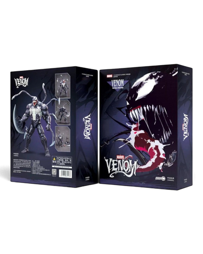 VaultifyUK ZD Toys Marvel Venom 1/10 scale action figure with collector box featuring bold character artwork.