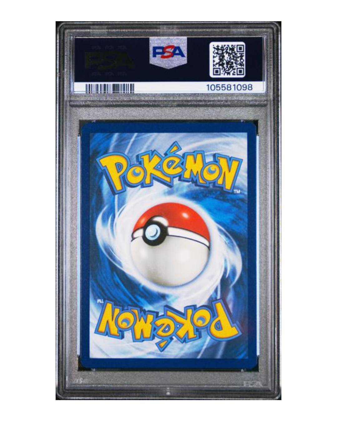 VaultifyUK PSA 10 graded 2024 Pokemon Zeraora 151/142 Stellar Crown Illustration Rare trading card back view